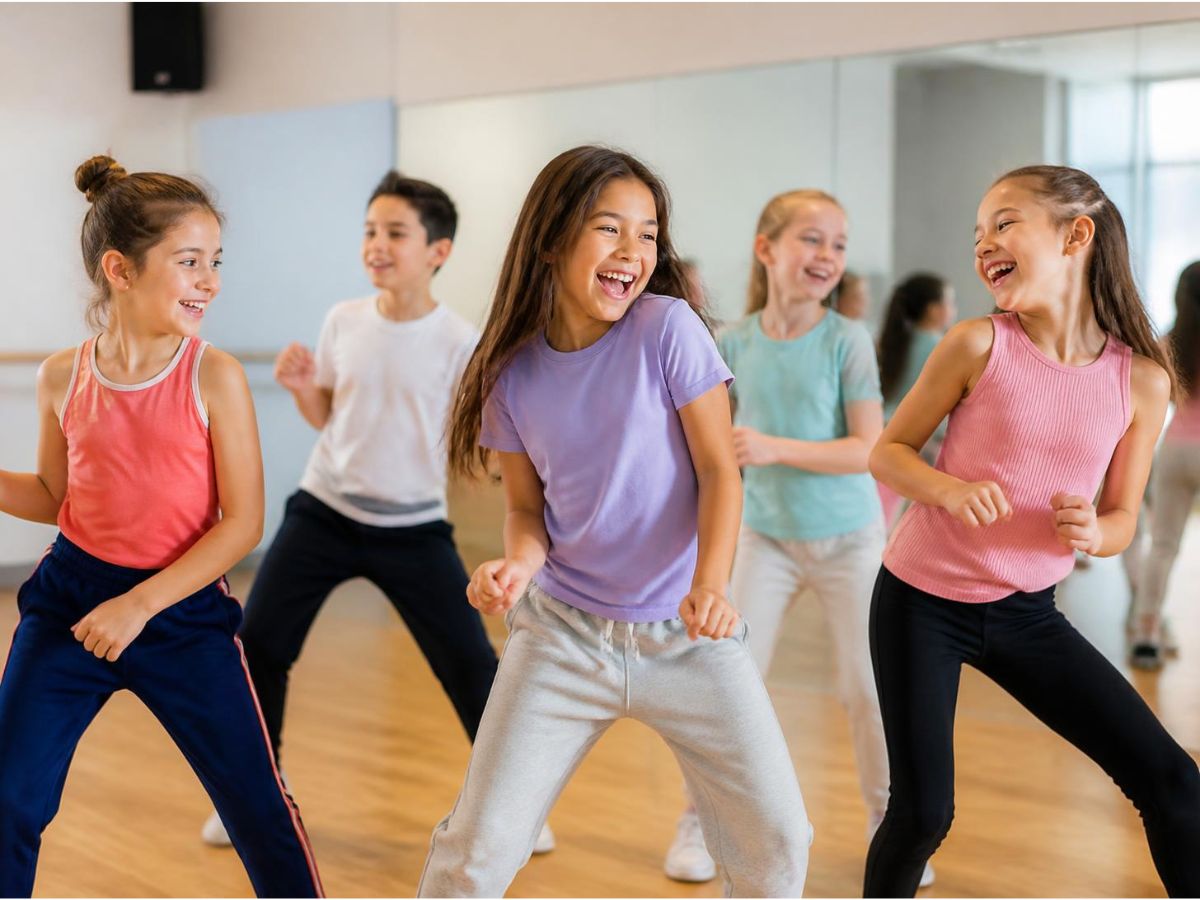 Kinder tanzen im Kindertanzkurs in Michelstadt